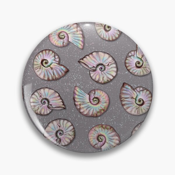 Item preview, Iridescent Ammonites - Fossil Pattern designed and sold by somecallmebeth.