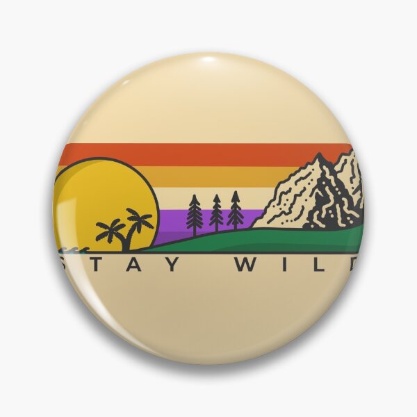 Item preview, Stay Wild | Mountain, Forest & Sea Sunset Landscape designed and sold by CarlosAlberto.