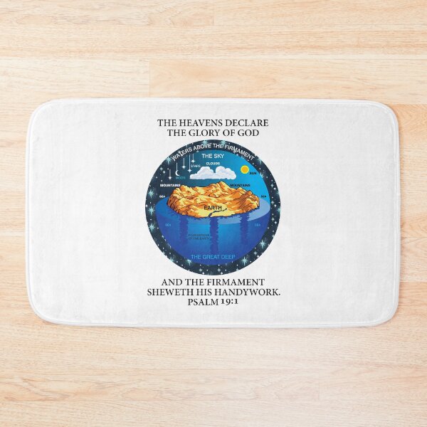 Item preview, Ancient Hebrew Cosmology Concept Psalm 19:1 KJV version designed and sold by VectorDesigner.