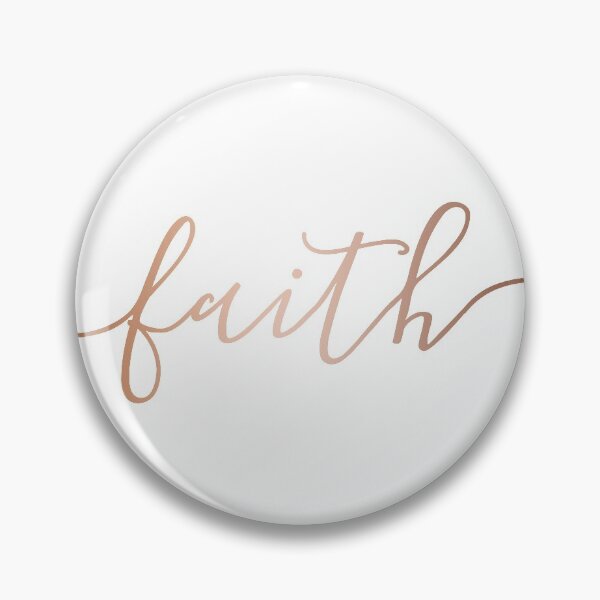 Item preview, Faith | Rose Gold Cursive Lettering Rose Gold designed and sold by CarlosAlberto.