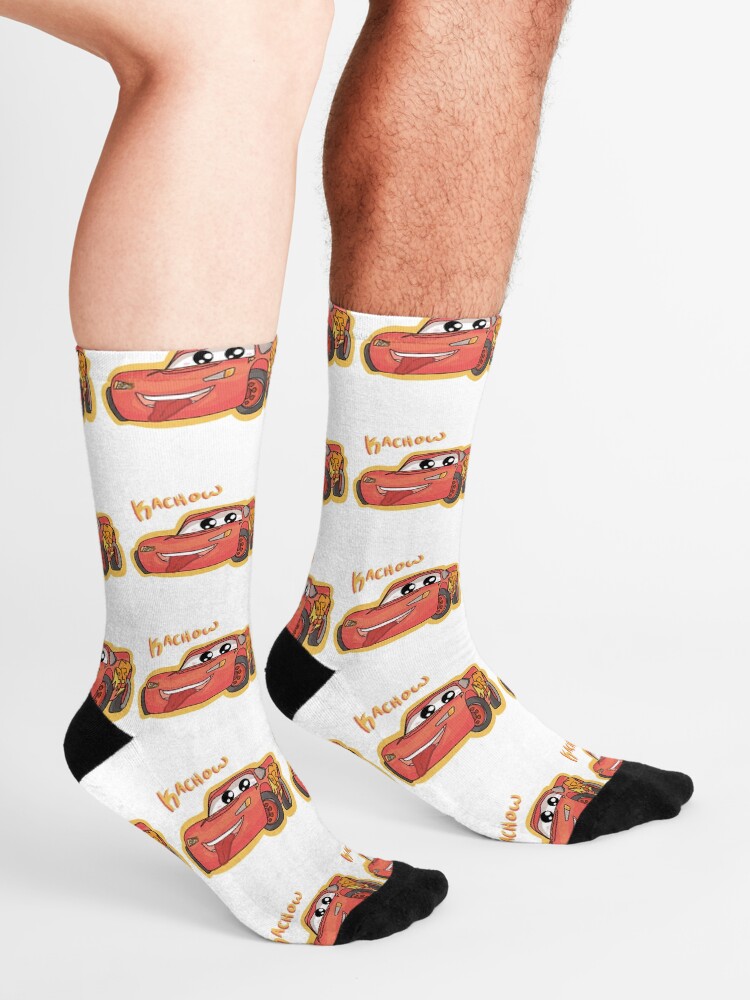 "Lightning McQueen (Kawaii Kachow)" Socks by bombooshka ...