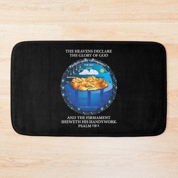 Item preview, Ancient Hebrew Cosmology Concept Psalm 19:1 KJV version designed and sold by VectorDesigner.