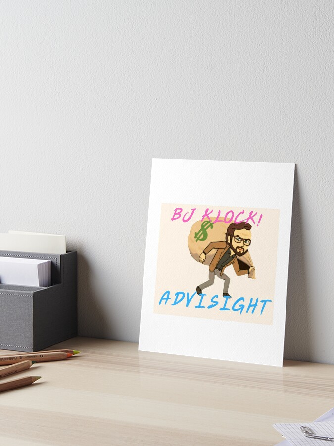 Bj Klock As Advisight Art Board Print By Gosornkrabi Redbubble