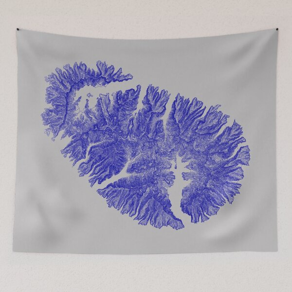 Item preview, Banks Peninsula, South Island,  New Zealand - Blue designed and sold by d3noob.