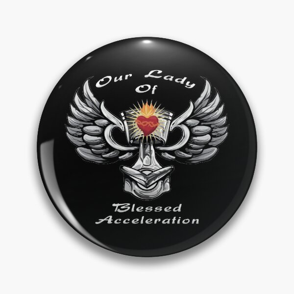 Item preview, Our Lady Of Blessed Acceleration Piston Racers Design designed and sold by KoolMoDee.