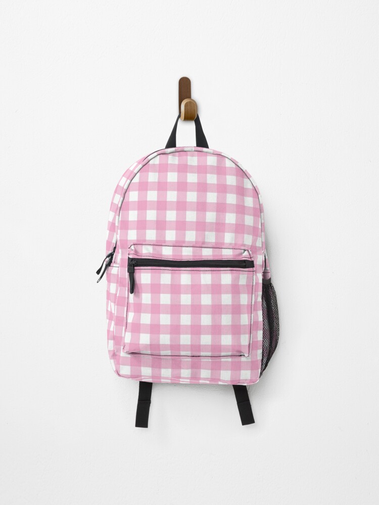 Pink Gingham Ruffles Backpack – Sugar Bee Clothing