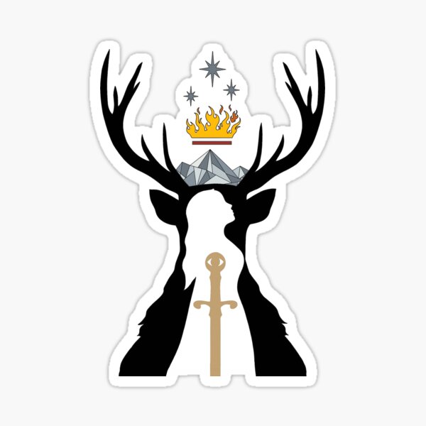 Fireheart and Stars Sticker