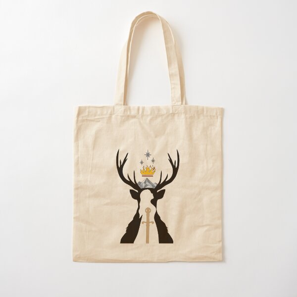 Fireheart and Stars Cotton Tote Bag