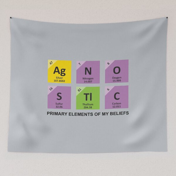Item preview, AgNOStiC | The Primary Elements Of My Beliefs designed and sold by Christopher Taylor.