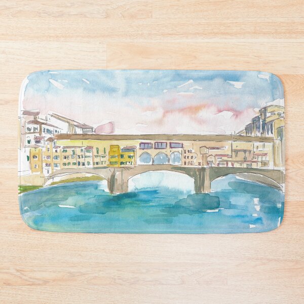 Item preview, Florence Tuscany Ponte Vecchio At Sunset designed and sold by artshop77.