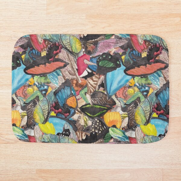Swirling Wings Bath Mat