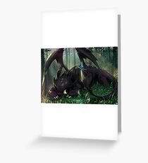 Toothless Mosaic Greeting Card