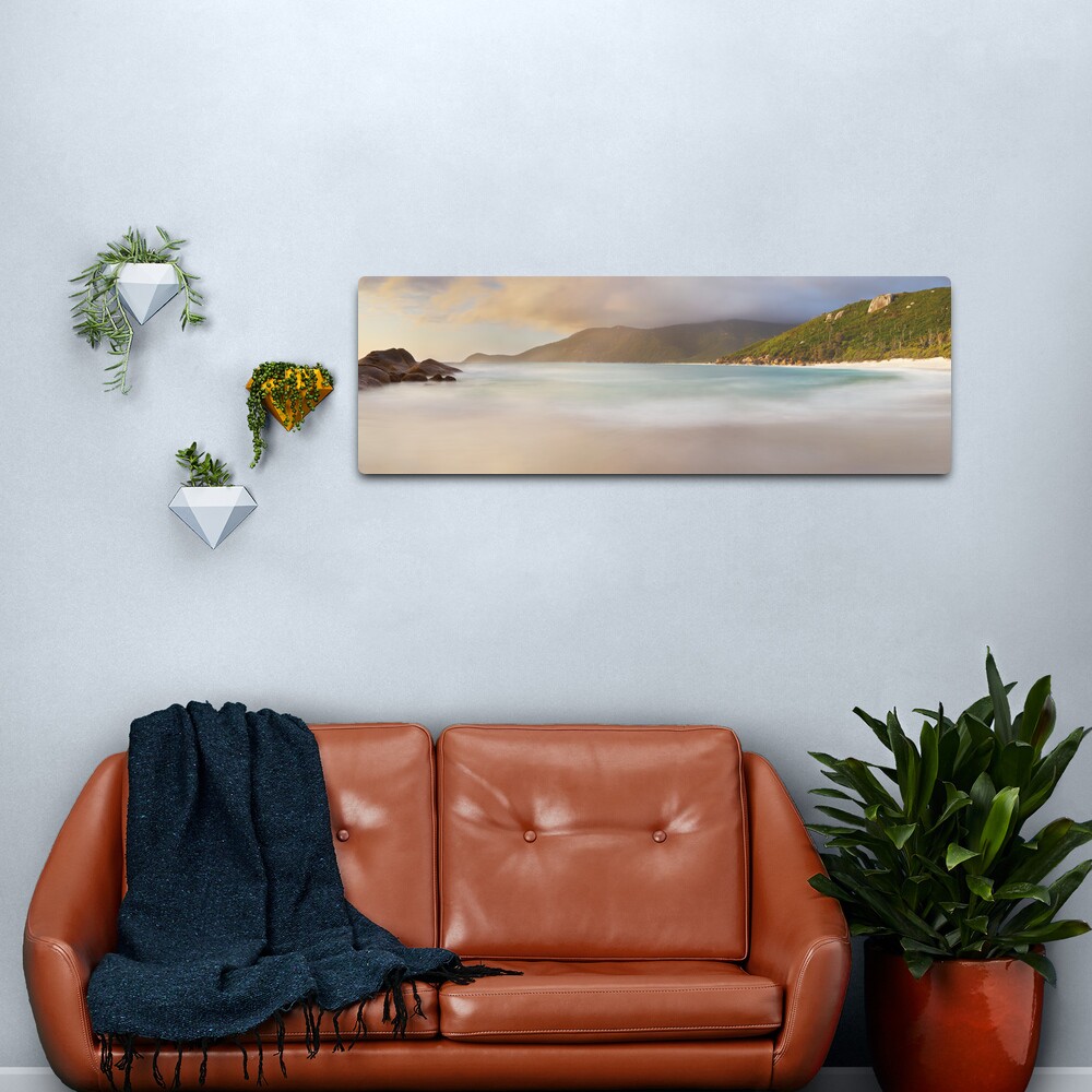 Dawn greets Little Waterloo Bay, Wilsons Promontory, Victoria, Australia Metal Print
