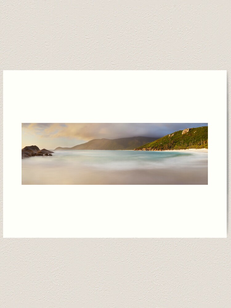 Alternate view of Dawn greets Little Waterloo Bay, Wilsons Promontory, Victoria, Australia Art Print