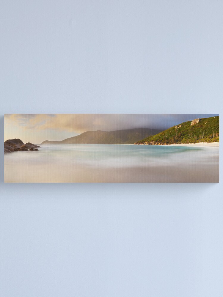 Alternate view of Dawn greets Little Waterloo Bay, Wilsons Promontory, Victoria, Australia Canvas Print