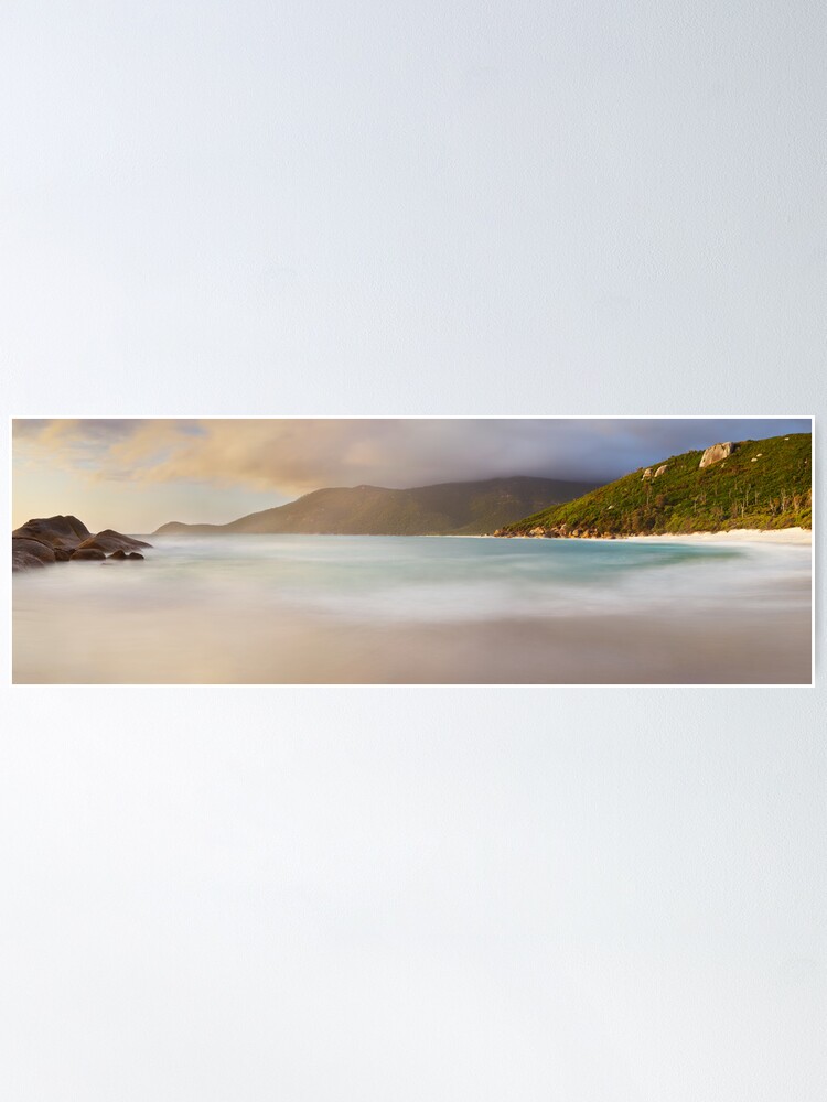 Alternate view of Dawn greets Little Waterloo Bay, Wilsons Promontory, Victoria, Australia Poster