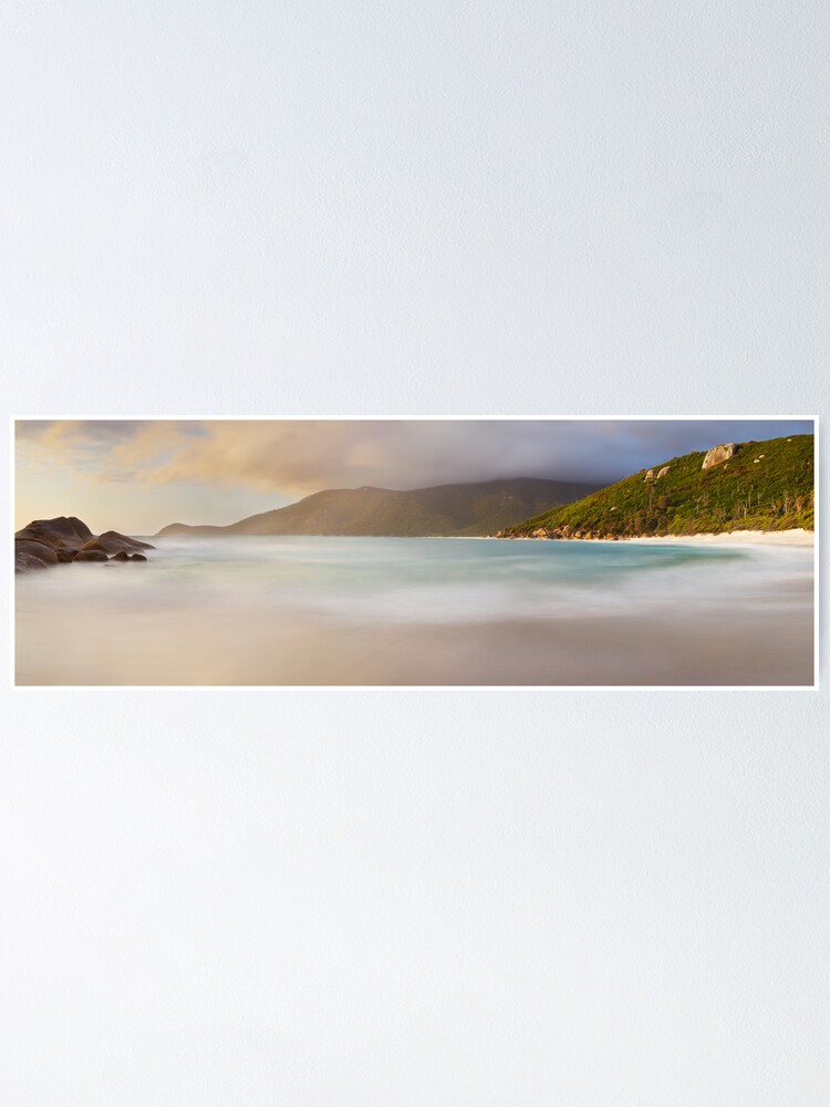 Alternate view of Dawn greets Little Waterloo Bay, Wilsons Promontory, Victoria, Australia Poster