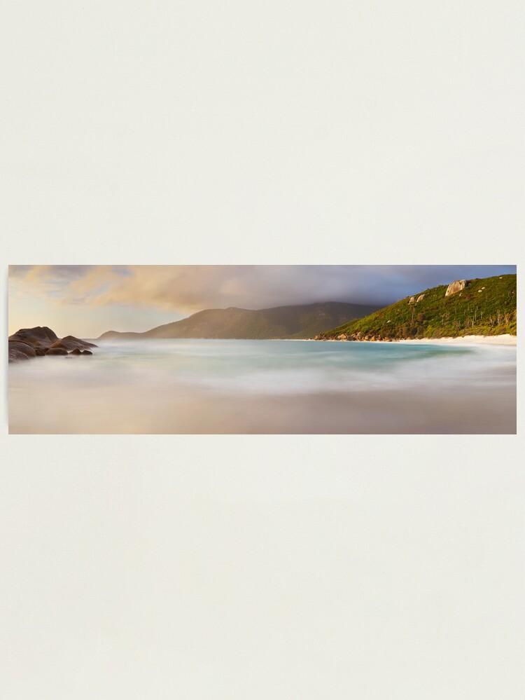 Alternate view of Dawn greets Little Waterloo Bay, Wilsons Promontory, Victoria, Australia Photographic Print