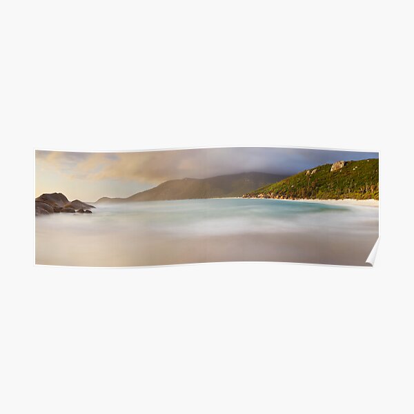 Dawn greets Little Waterloo Bay, Wilsons Promontory, Victoria, Australia Poster