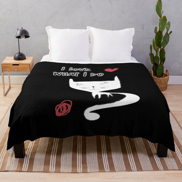 Item preview, White Cat I Love What I Do For A Pet Lover design designed and sold by AYDreamers.