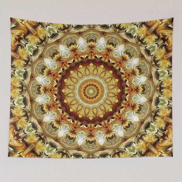 Item preview, Flower Of Life Mandala (Amber Sun) designed and sold by Mandala Of Life.