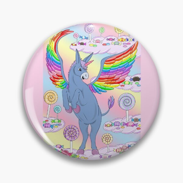 Item preview, Unicorn donkey with wings designed and sold by Melanie Jeyakkumar.