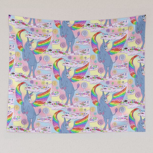 Item preview, Unicorn donkey with wings designed and sold by Melanie Jeyakkumar.