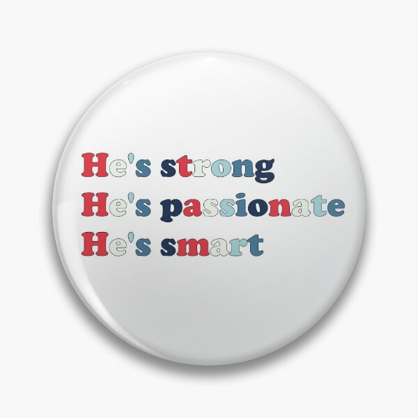 Item preview, Melania tiktok quote hes strong hes passionate hes smart designed and sold by thicker than  a sticker.