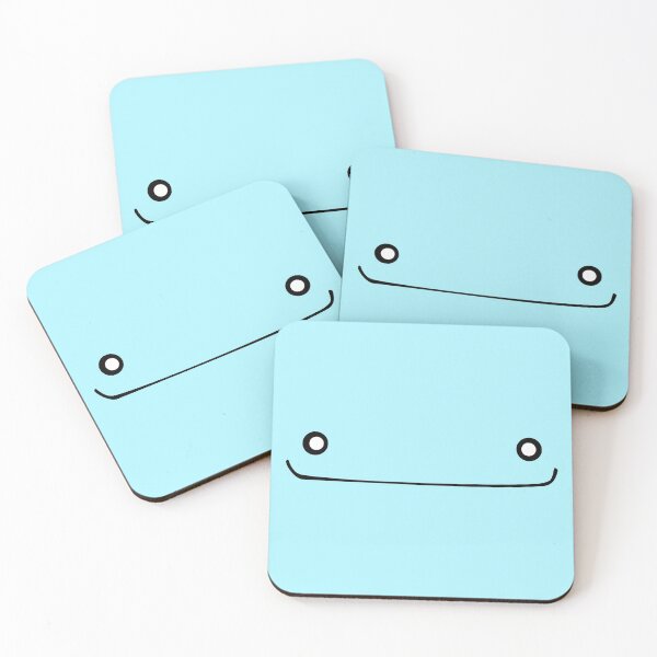Wooper Face Coasters (Set of 4)