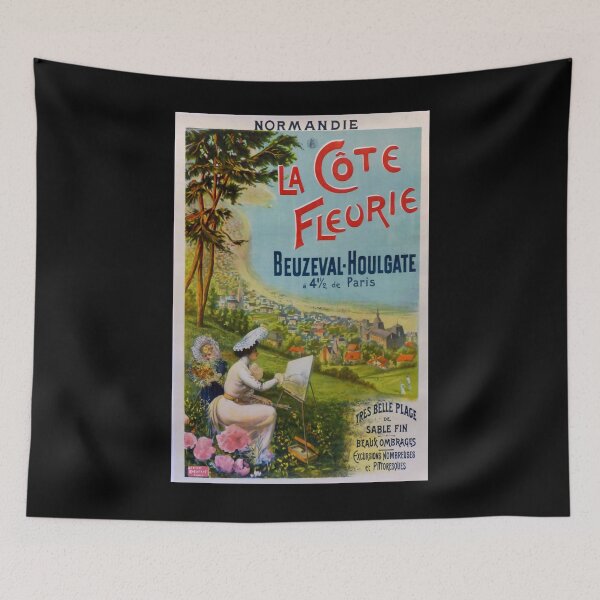 Artikelvorschau, Normandie vintage travel poster entworfen und verkauft von stickart-marek.