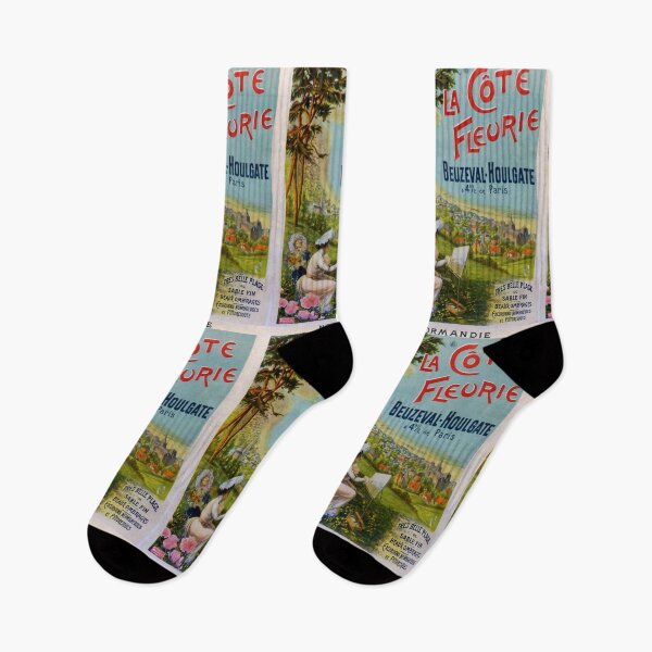 Item preview, Normandie vintage travel poster designed and sold by stickart-marek.