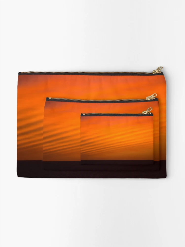 Thumbnail 2 of 4, Zipper Pouch, fire sky designed and sold by InNature.