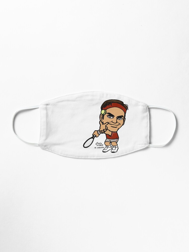 "Roger Federer" Mask by Colacatlee | Redbubble