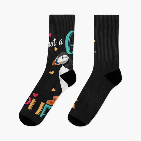 Item preview, Just A Girl Who Loves Puffins designed and sold by JPKallas.