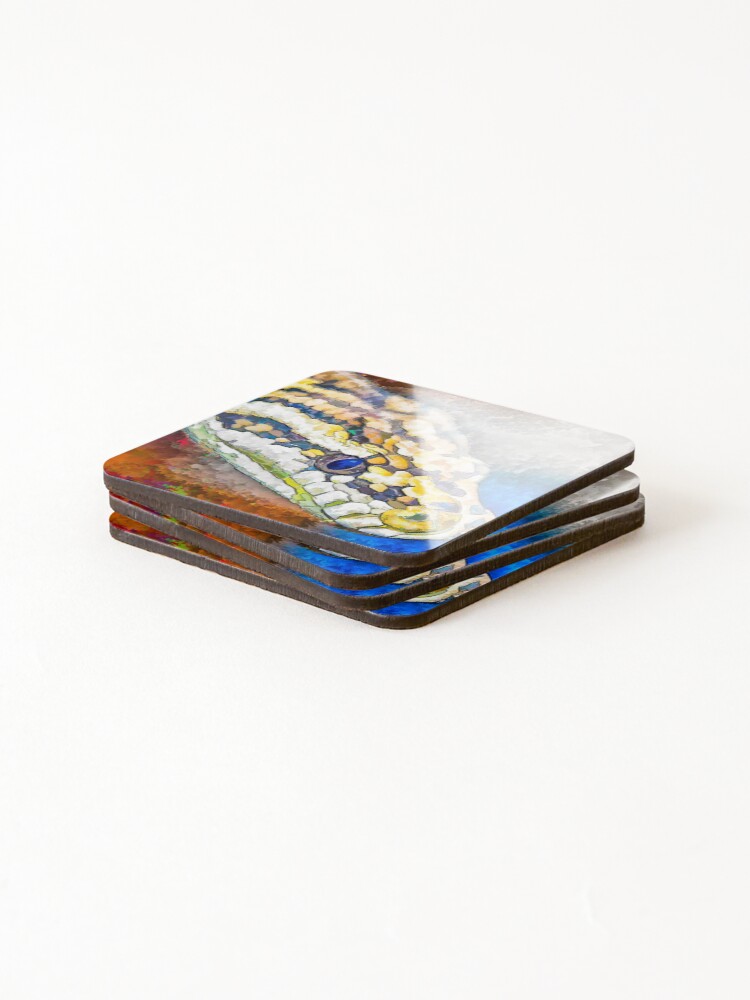 Thumbnail 4 of 5, Coasters (Set of 4), Python designed and sold by DVJPhotography.