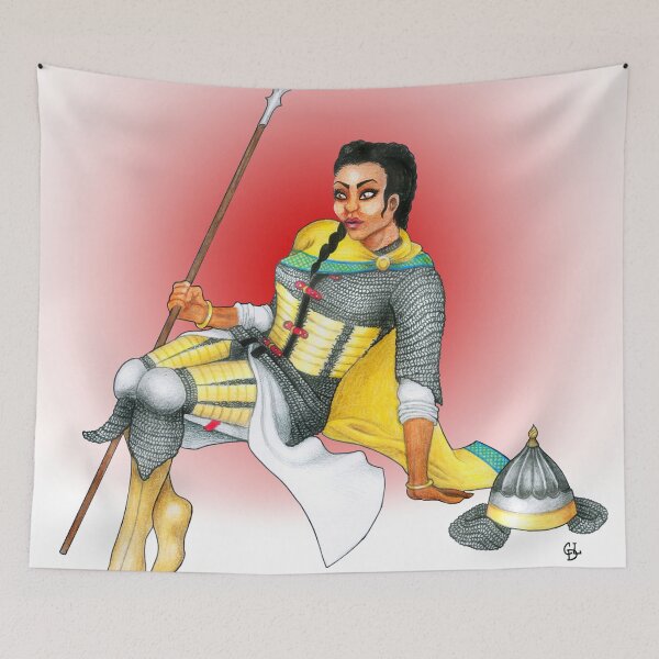 Item preview, Egyptian Sultanah Pin Up Girl (Red) designed and sold by Claudia-dslr.
