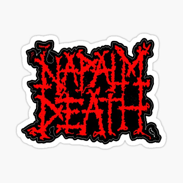 NAPALM DEATH ROCK BAND MUSIC LEGEND Sticker