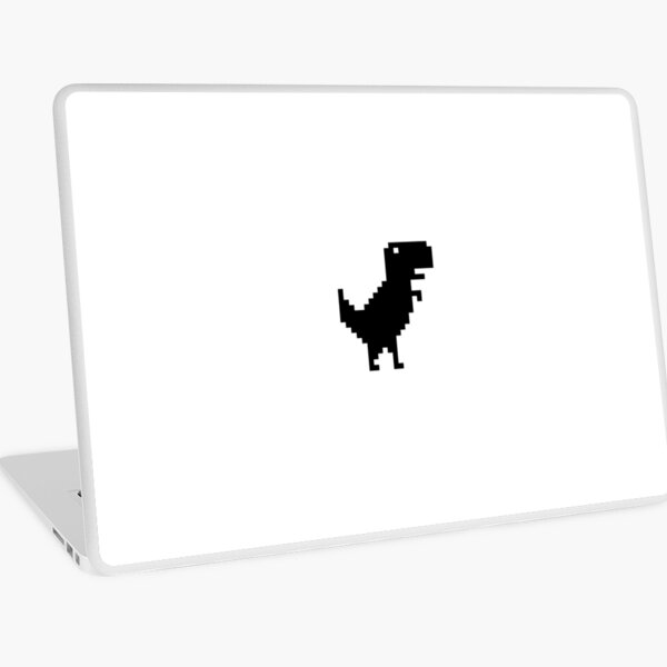 T-rex dinosaur game no internet connection Chrome Laptop Skin by LeyoShop
