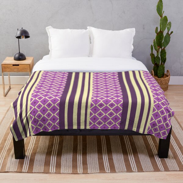 Item preview, Purple Range Line and Square Patterns designed and sold by One niche my world.