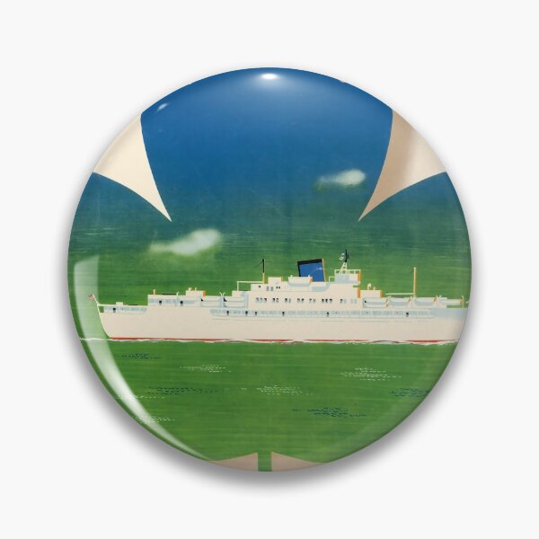 Item preview, Europe Canada Line vintage travel poster designed and sold by stickart-marek.