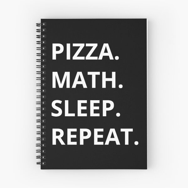Item preview, Pizza Math Sleep Repeat designed and sold by manishfzr1995.