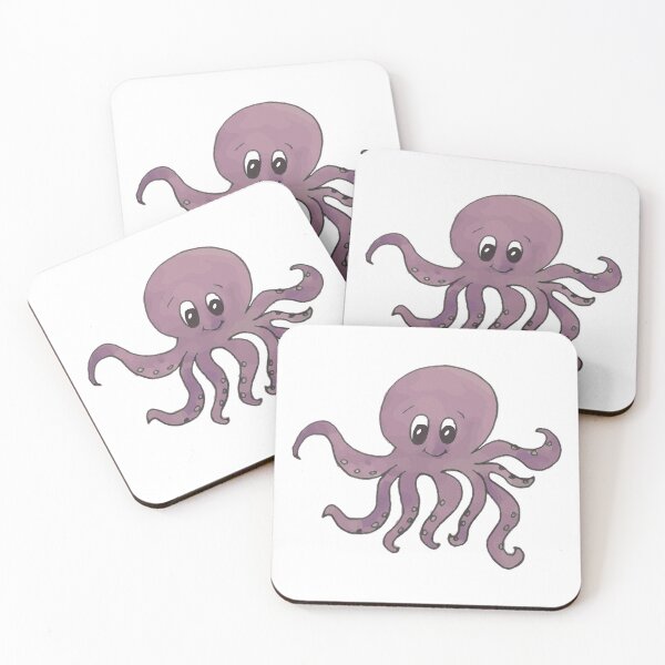 Item preview, Purple Watercolor Octopus designed and sold by bzap.