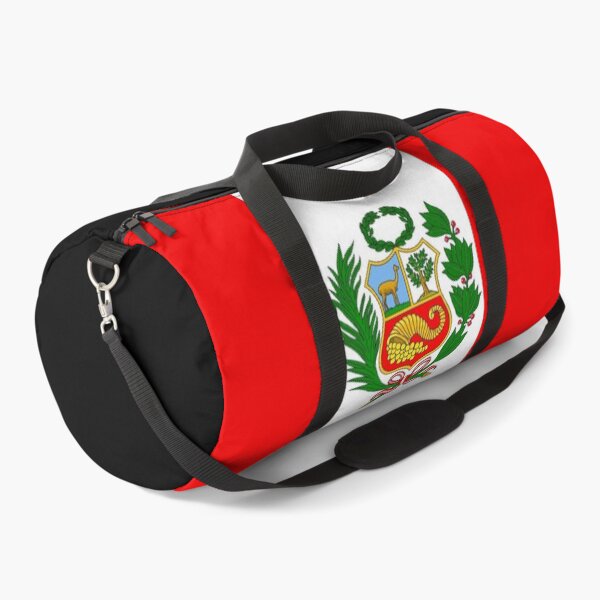 Item preview, Black Peru coat of arms flag designed and sold by AidanMDesigns.
