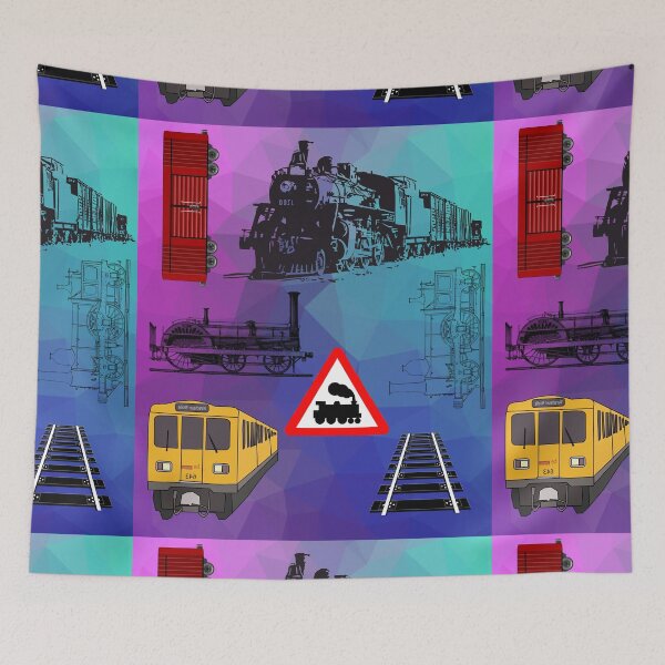 Item preview, Trains, Old And New designed and sold by Blertz.