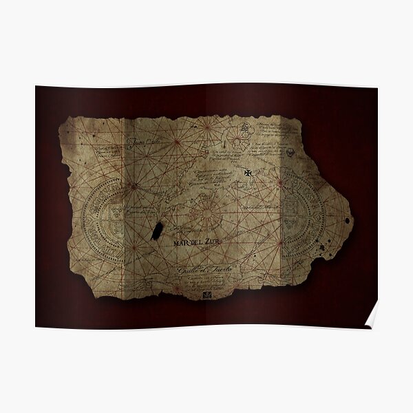 treasure map posters redbubble