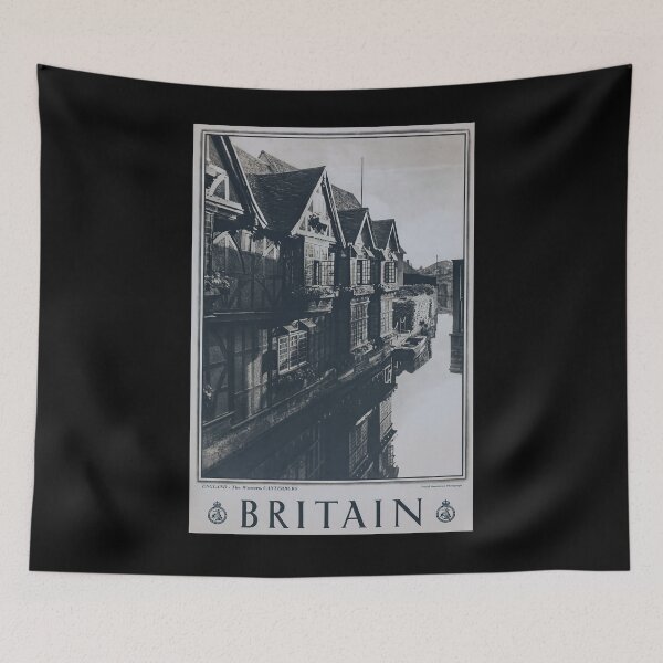Artikelvorschau, The Weavers Britain vintage travel poster entworfen und verkauft von stickart-marek.