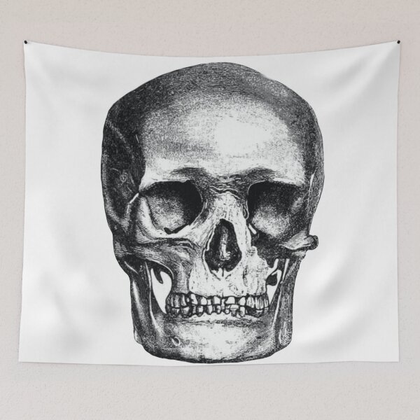 Item preview, Vintage Skull Etching designed and sold by QueenElectro.