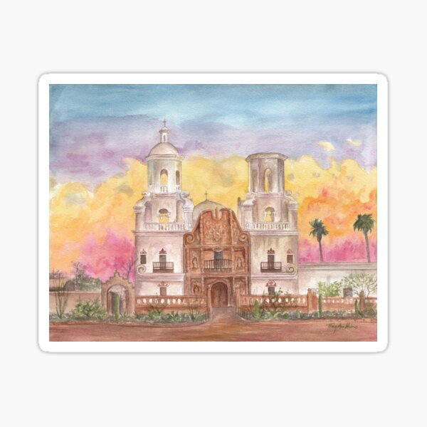 Mission San Xavier Del Bac, Tucson Sticker