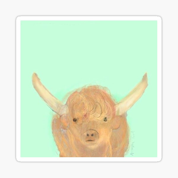 Highland Cow Face Mask – Scottish Creations
