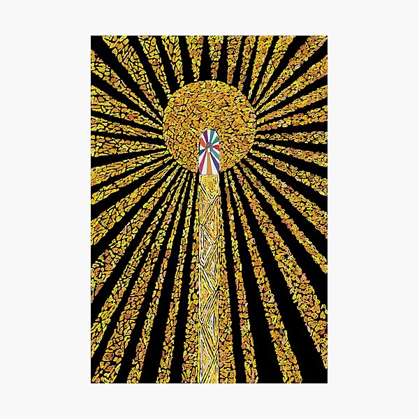 The Sun grinds the seeds of darkness Photographic Print